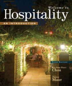 Welcome to Hospitality: An Introduction 3rd Edition