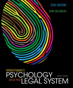 Wrightsman's Psychology and the Legal System 8th Edition