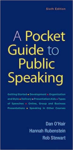 A Pocket Guide to Public Speaking (6th Edition)