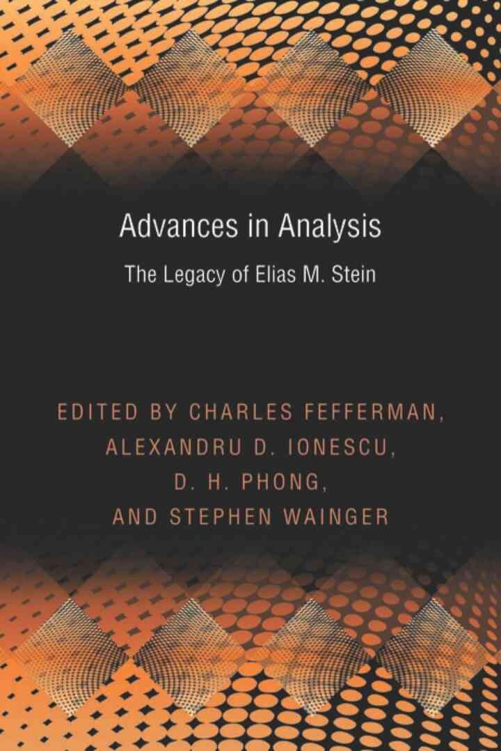 Advances in Analysis: The Legacy of Elias M. Stein (PMS-50)