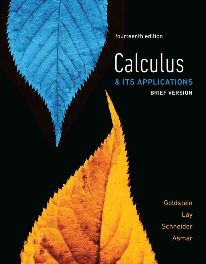 Calculus &amp; Its Applications, Brief Version, 14th Edition