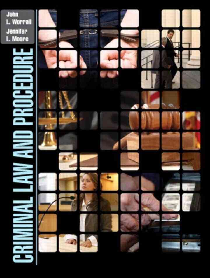 Criminal Law and Procedure, 1st Edition