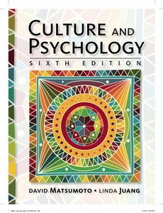 Culture and Psychology 6th Edition by David Matsumoto