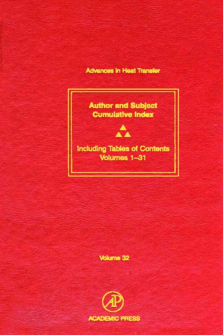Cumulative Index: Cumulative Subject and Author Indexes and Tables of Contents for Volumes 1-31