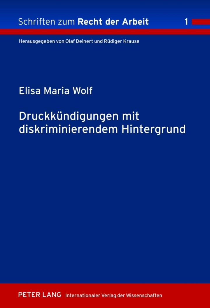 Druckkuendigungen mit diskriminierendem Hintergrund
