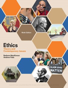 Ethics Theory and Contemporary Issues 9th Edition by Barbara MacKinnon