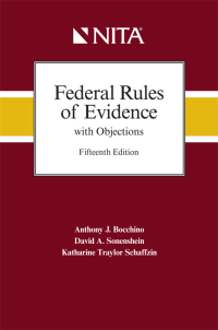 Federal Rules of Evidence with Objections: As Amended to December 1, 2019