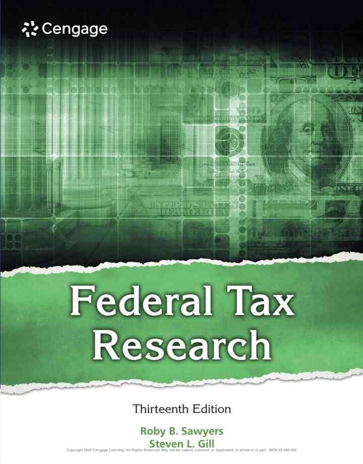 Federal Tax Research, 13th Edition