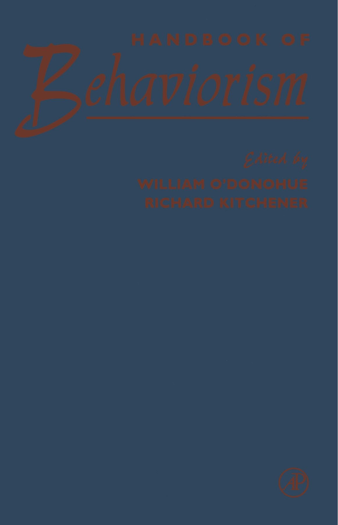 Handbook of Behaviorism