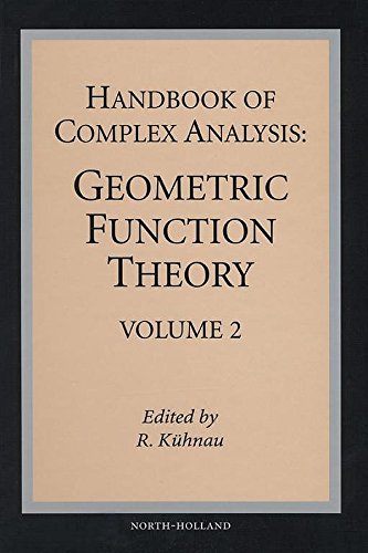 Handbook of Complex Analysis: Geometric Function Theory