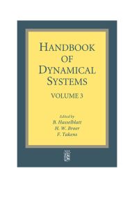 Handbook of Dynamical Systems: Volume 3