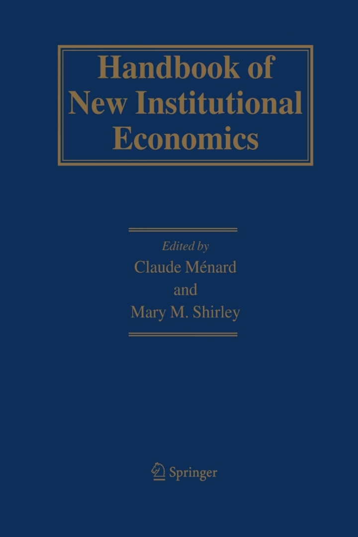 Handbook of New Institutional Economics