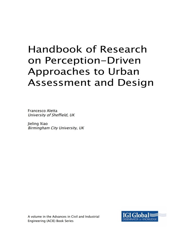 Handbook of Research on Perception-Driven Approaches to Urban Assessment and Design