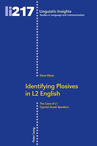 Identifying Plosives in L2 English: The Case of L1 Cypriot Greek Speakers