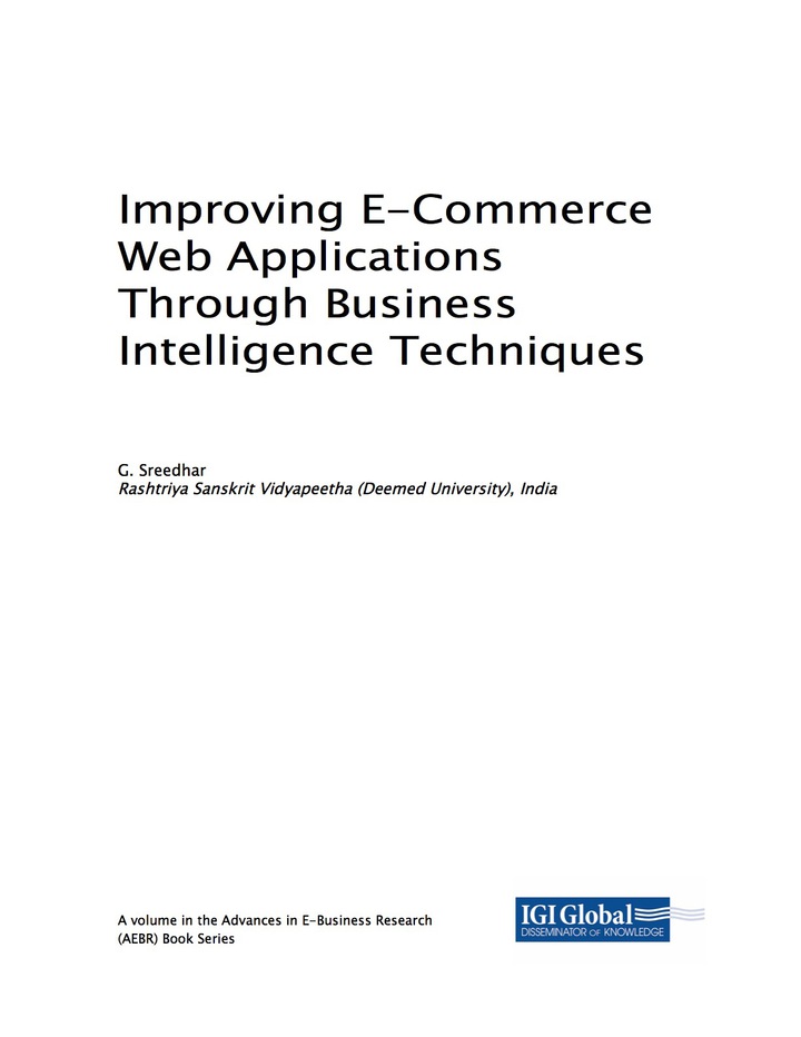 Improving E-Commerce Web Applications Through Business Intelligence Techniques