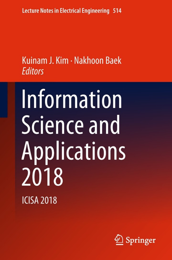 Information Science and Applications 2018: ICISA 2018