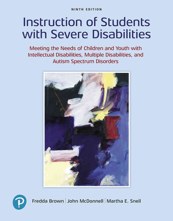 Instruction of Students with Severe Disabilities, 9th Edition