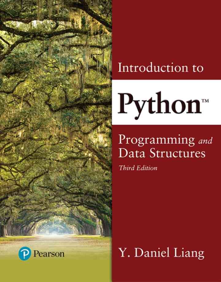 Introduction to Python Programming and Data Structures, 3rd Edition