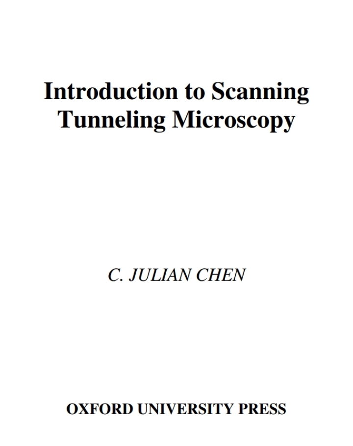 Introduction to Scanning Tunneling Microscopy