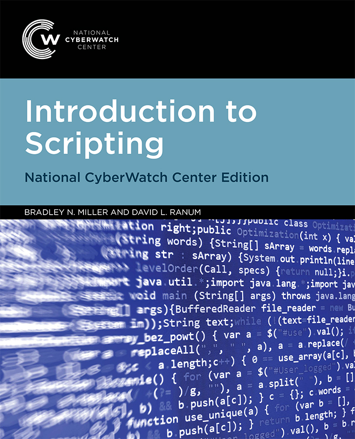 Introduction to Scripting: National CyberWatch Center Edition
