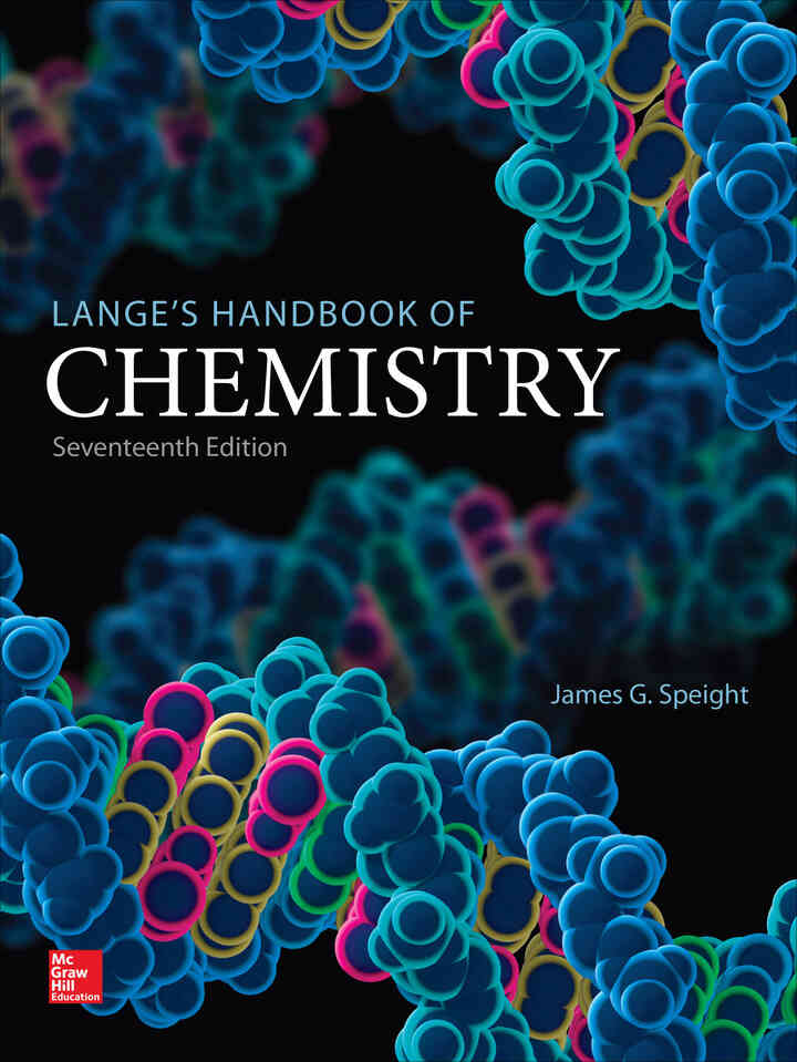 Lange's Handbook of Chemistry