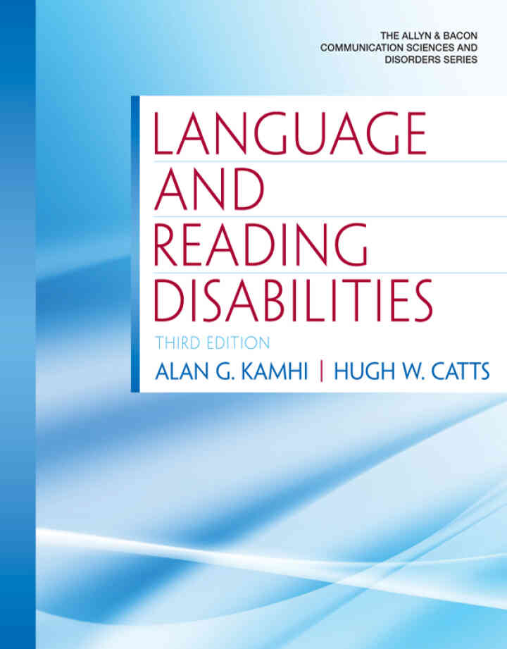 Language and Reading Disabilities, 3rd Edition
