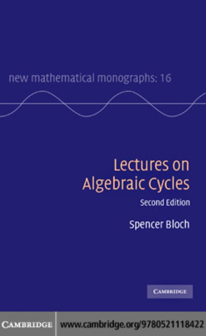 Lectures on Algebraic Cycles