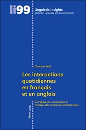Les interactions quotidiennes en fran�ais et en anglais: De lapproche comparative � lanalyse des situations interculturelles