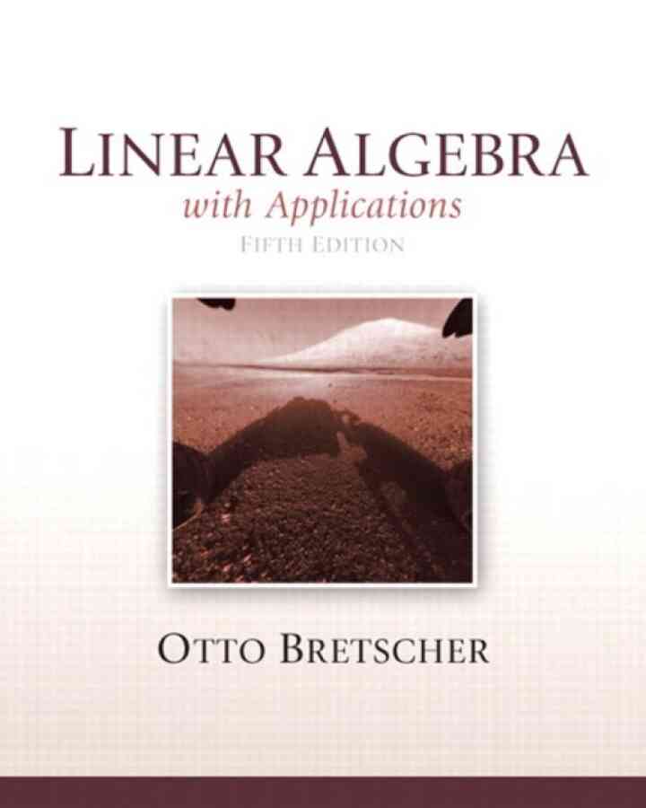 Linear Algebra with Applications, 5th Edition