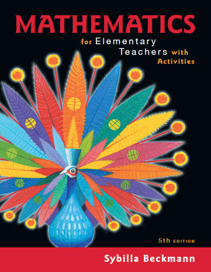 Mathematics for Elementary Teachers with Activities, 5th Edition