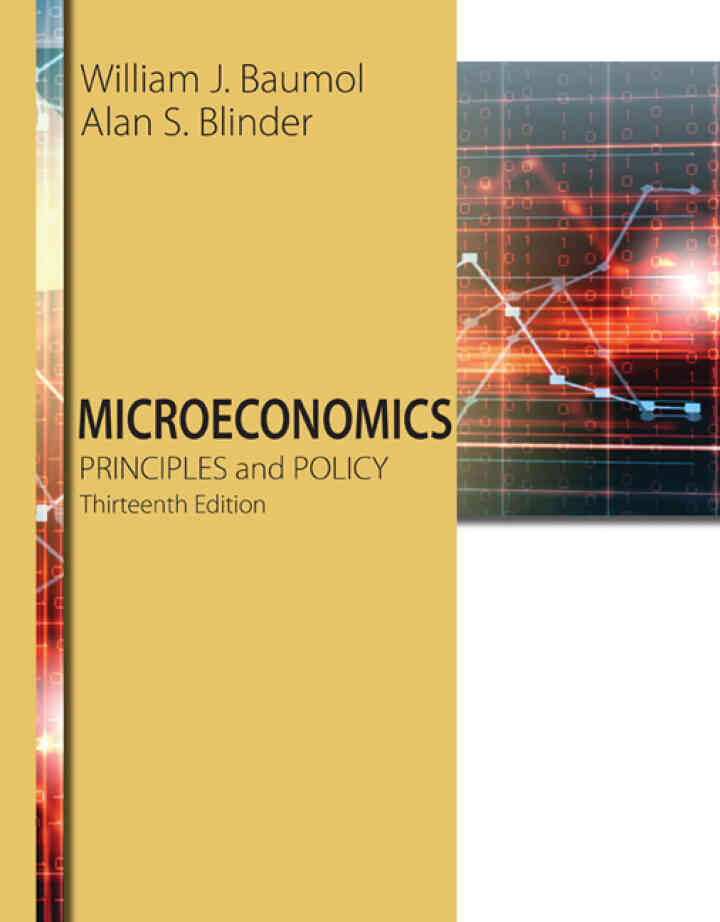 Microeconomics: Principles and Policy, 13th Edition