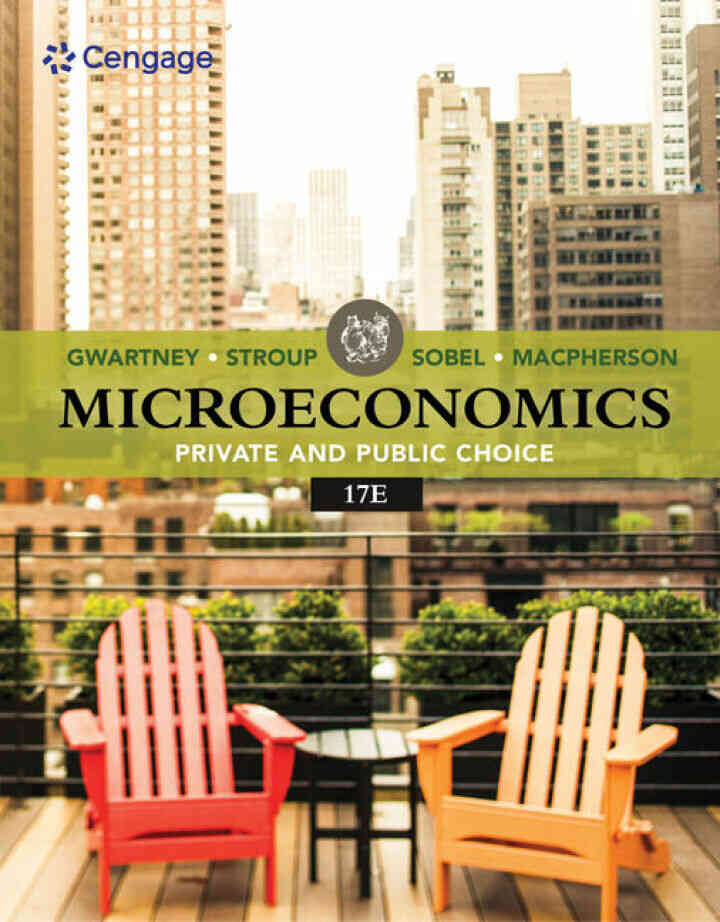 Microeconomics: Private &amp; Public Choice, 17th Edition