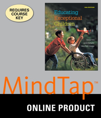 MindTap Education for Kirk/Gallagher/Coleman's Educating Exceptional Children, 14th Edition, [Instant Access], 1 term (6 months)