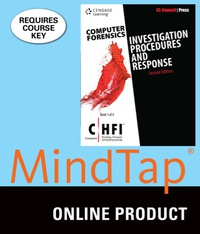 MindTap Information Security for EC-Council Press' Computer Forensics Series: Investigation Procedures and Response (CHFI), 2nd Edition, [Instant Access], 1 term (6 months)