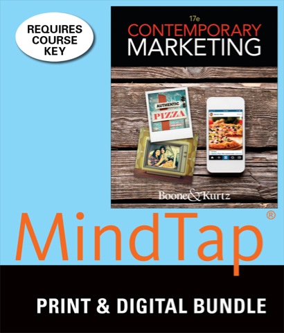 MindTap Marketing for Boone/Kurtz's Contemporary Marketing 17th Edition, [Instant Access], 1 term (6 months)