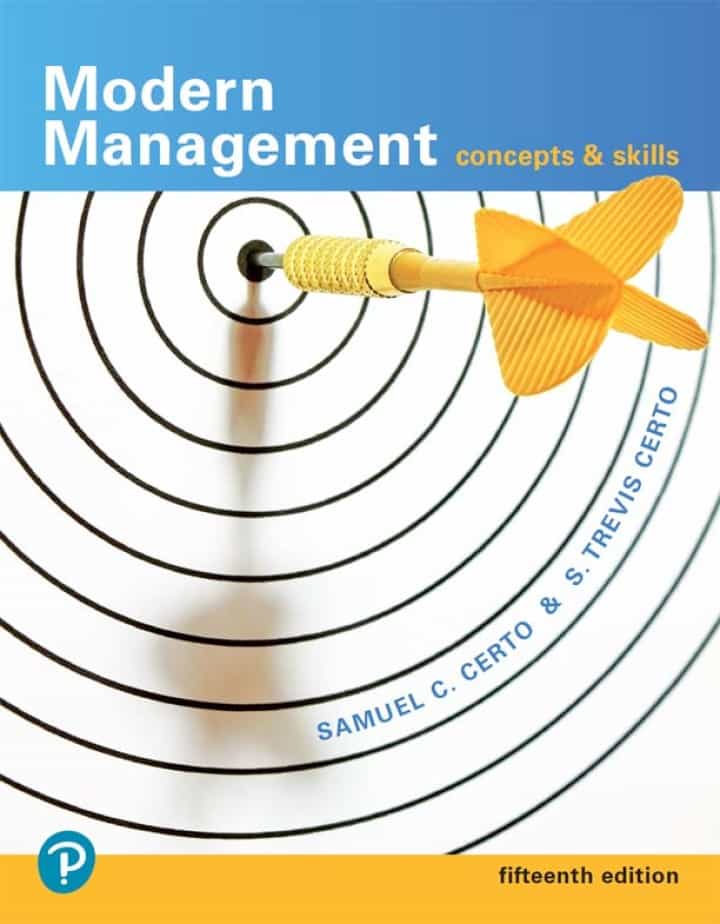 Modern Management: Concepts and Skills, 15th Edition