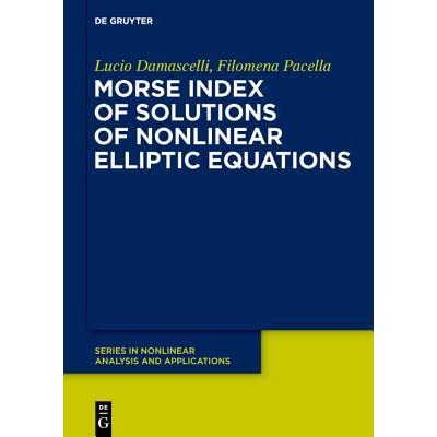 Morse Index of Solutions of Nonlinear Elliptic Equations
