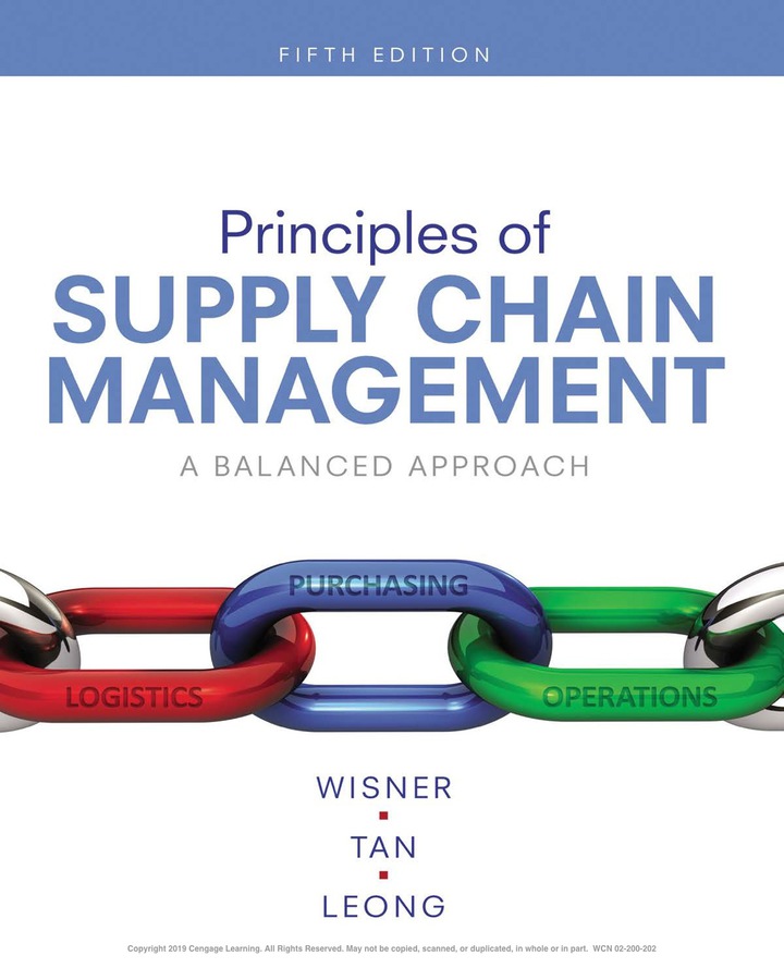Principles of Supply Chain Management: A Balanced Approach, 5th Edition