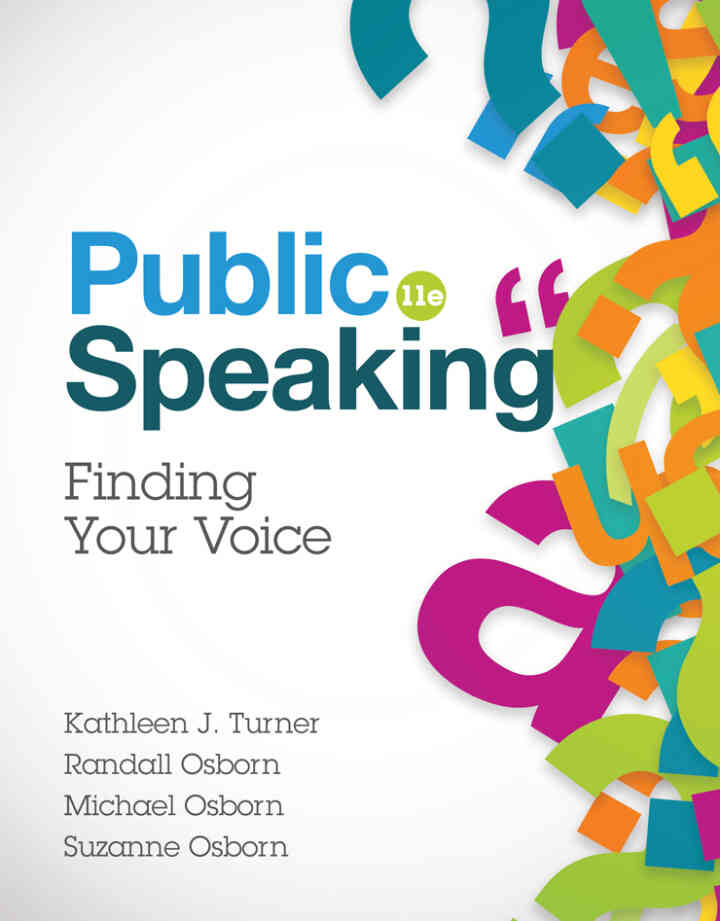 Public Speaking: Finding Your Voice, 11th Edition