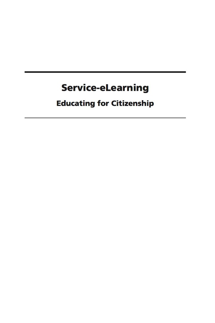 Service-eLearning: Educating for Citizenship
