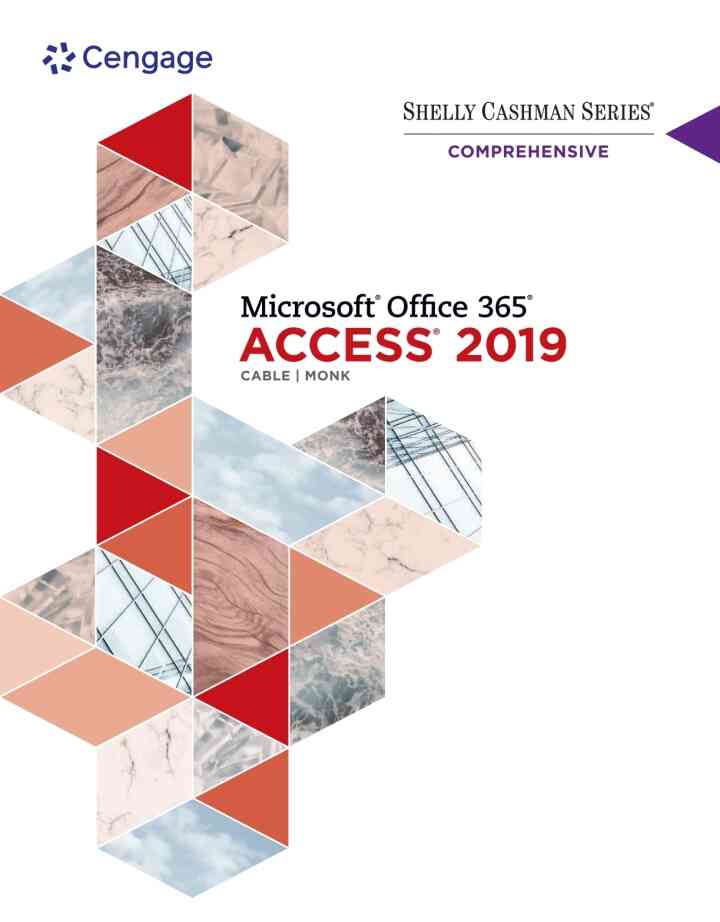 Shelly Cashman Series Microsoft Office 365 &amp; Access 2019 Comprehensive
