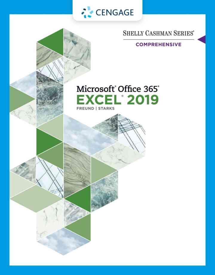 Shelly Cashman Series Microsoft Office 365 &amp; Excel 2019 Comprehensive