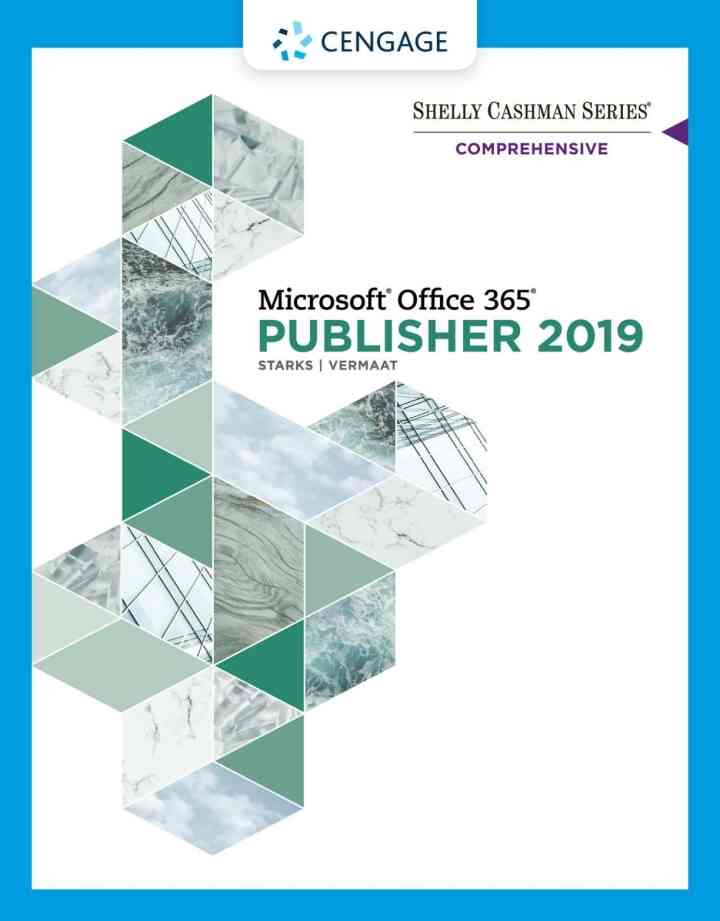 Shelly Cashman Series Microsoft Office 365 &amp; Publisher 2019 Comprehensive