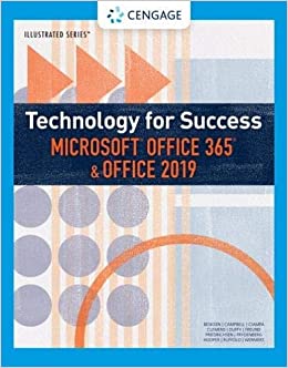 Technology for Success and Illustrated Series�Ѣ Microsoft Office 365 & Office 2019 (MindTap Course List)