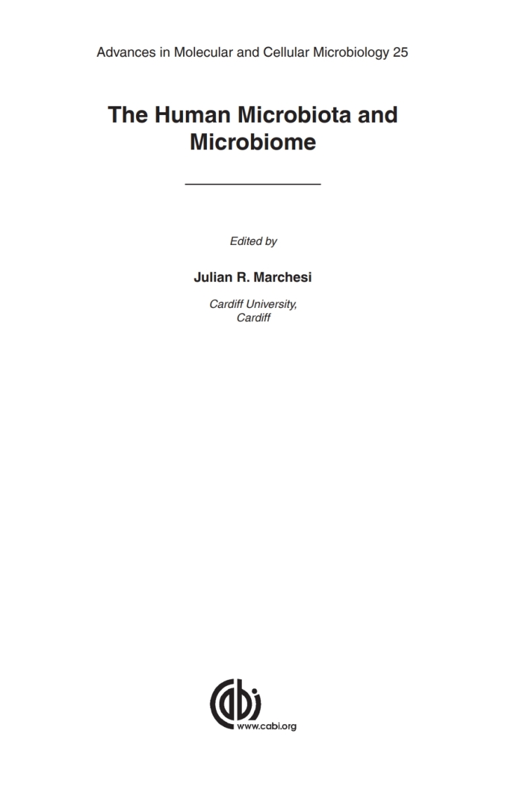 The Human Microbiota and Microbiome