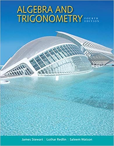 Algebra and Trigonometry 4th Edition by James Stewart