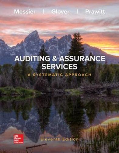 Auditing & Assurance Services: A Systematic Approach 11-edition