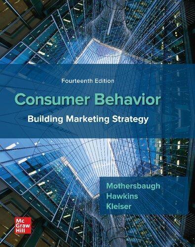 Consumer Behavior Building Marketing Strategy 14th Edition