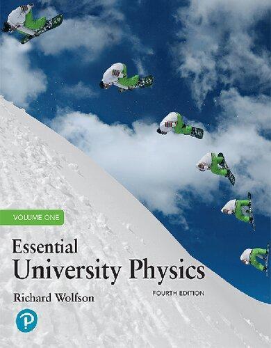 Essential University Physics Volume 1 4Th Edition