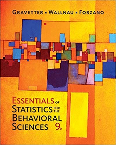 Essentials of Statistics for The Behavioral Sciences 9th Edition